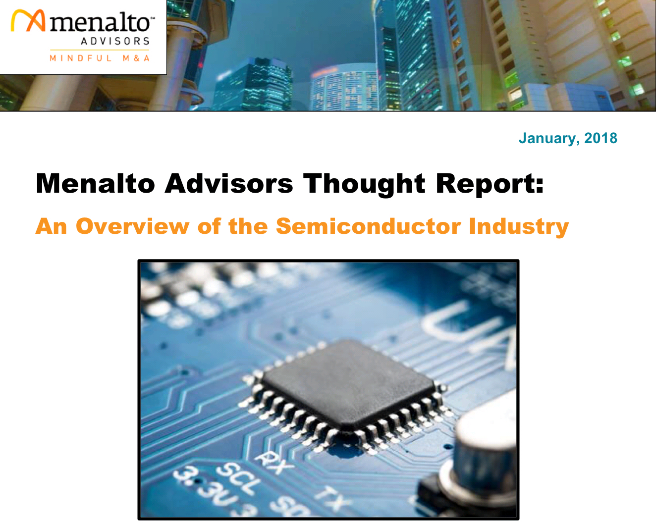 ActLight SA has been included in “Menalto Advisory thought report: an overview of the semiconductor industry”